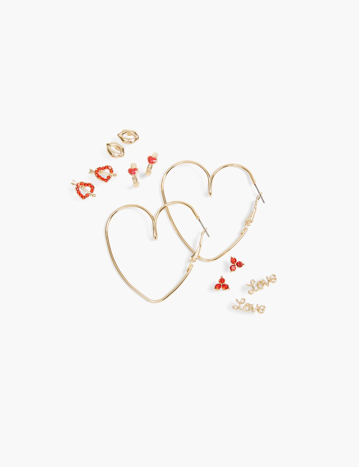 Valentines Day Earrings 6 Pack