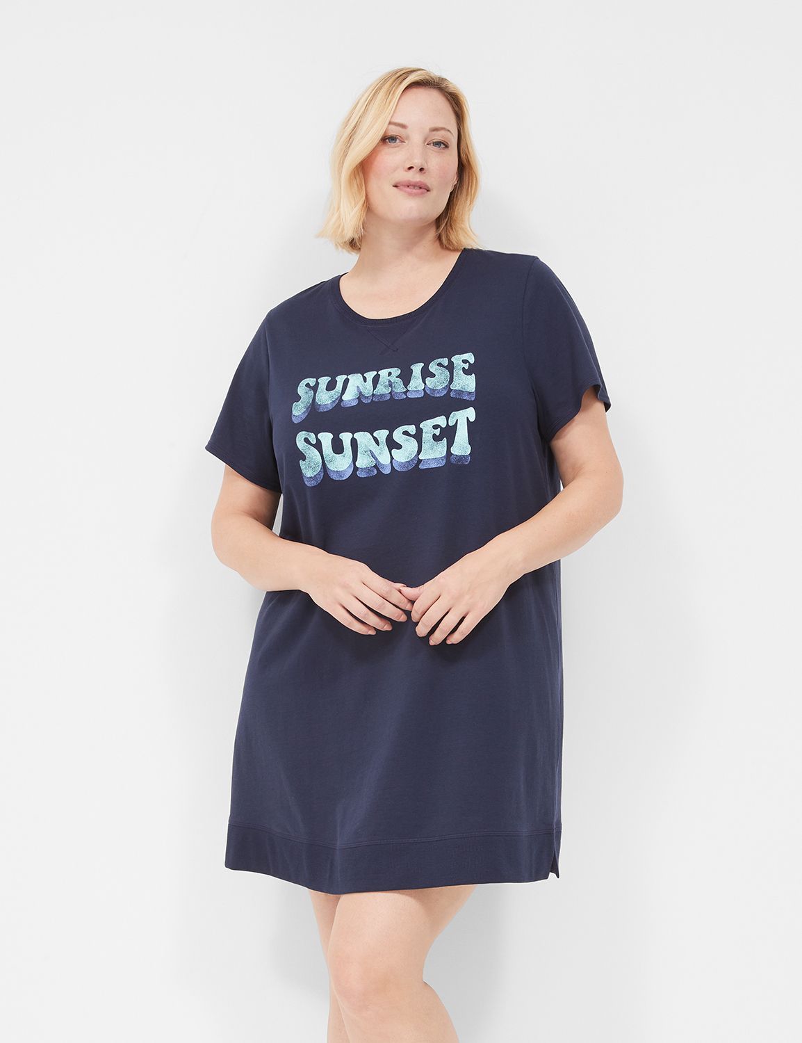 Plus size sleep discount shirt