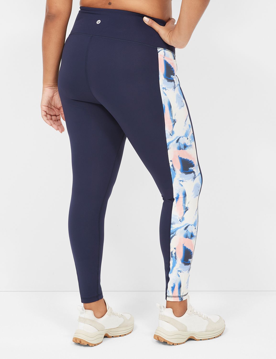 Lane Bryant Livi High-Rise Wicking 7/8 Legging / Disco Burst