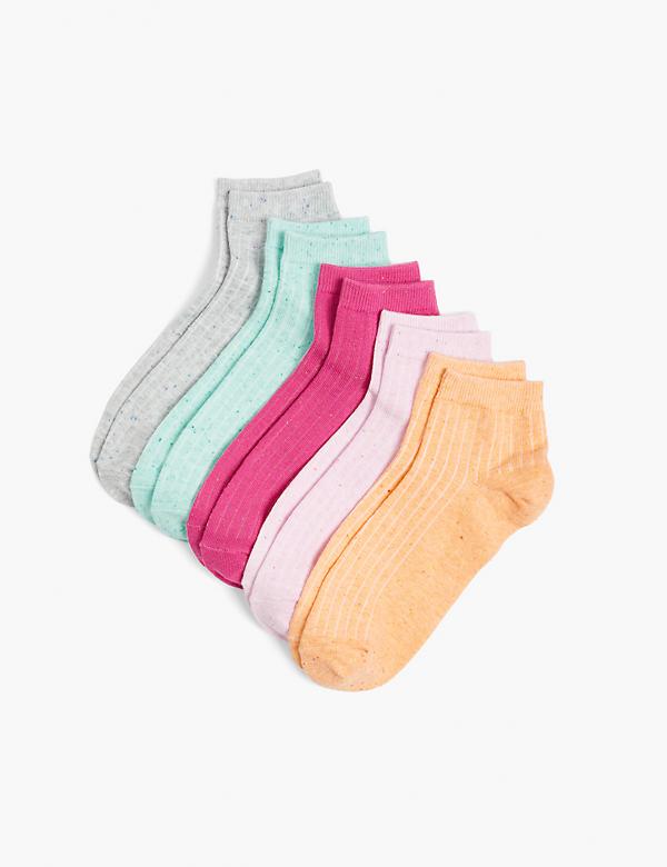 5-Pack Ankle Socks - Nep Details