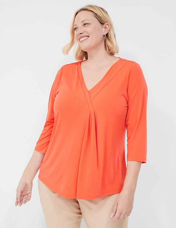 Red Women's Plus Size Tops & Dressy Tops