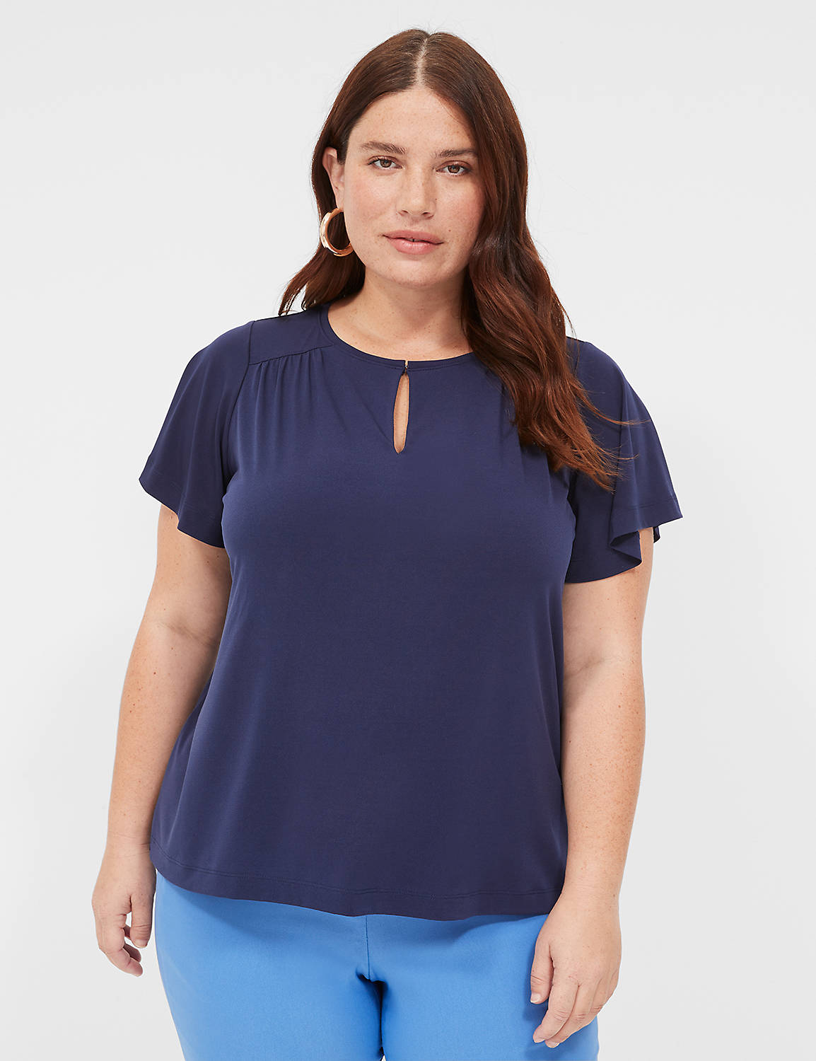 Classic Flutter Short Sleeve Button Product Image 1
