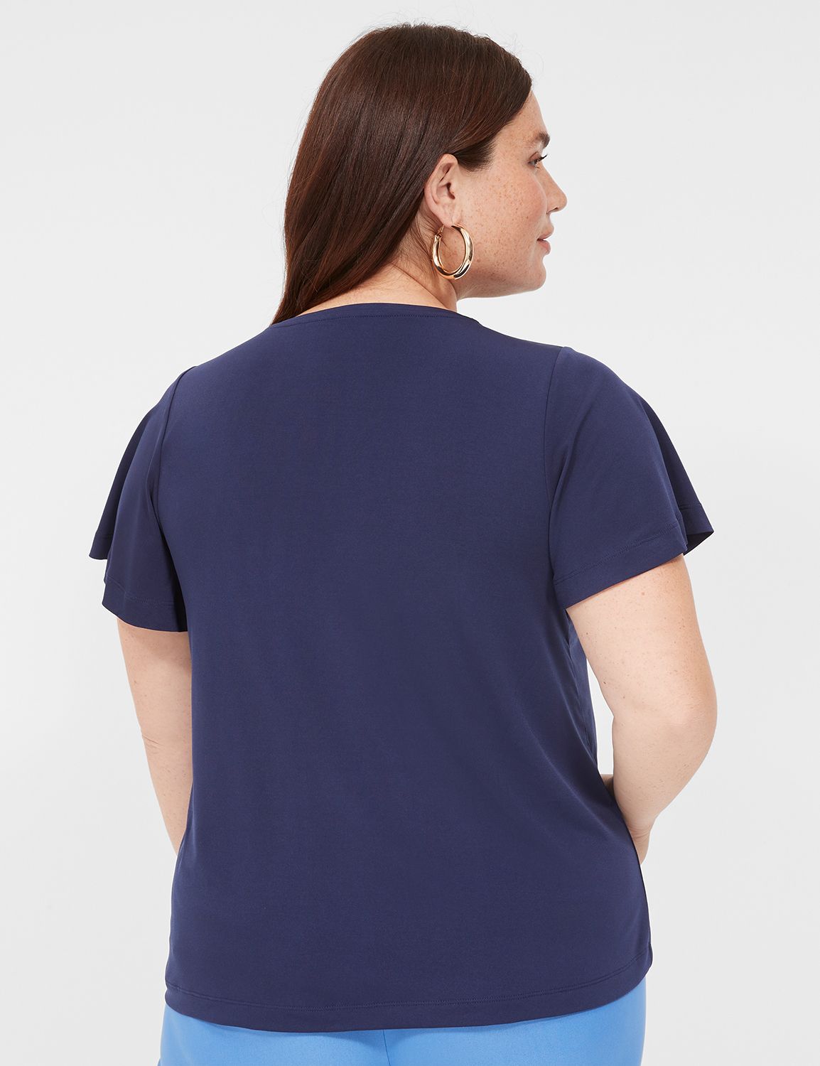 Classic Flutter Short Sleeve Button Product Image 2