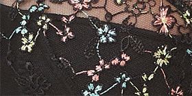 Embroidered French Balconette Bra