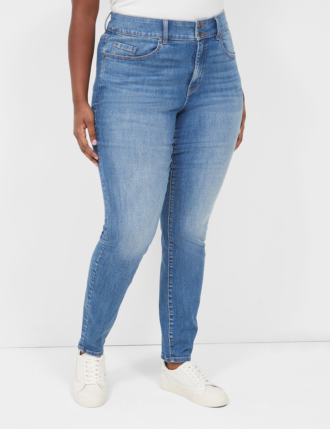 Lane Bryant, Jeans, Lane Bryant 384w Flex Magic Waist Midrise Authentic  Straight Ankle Je