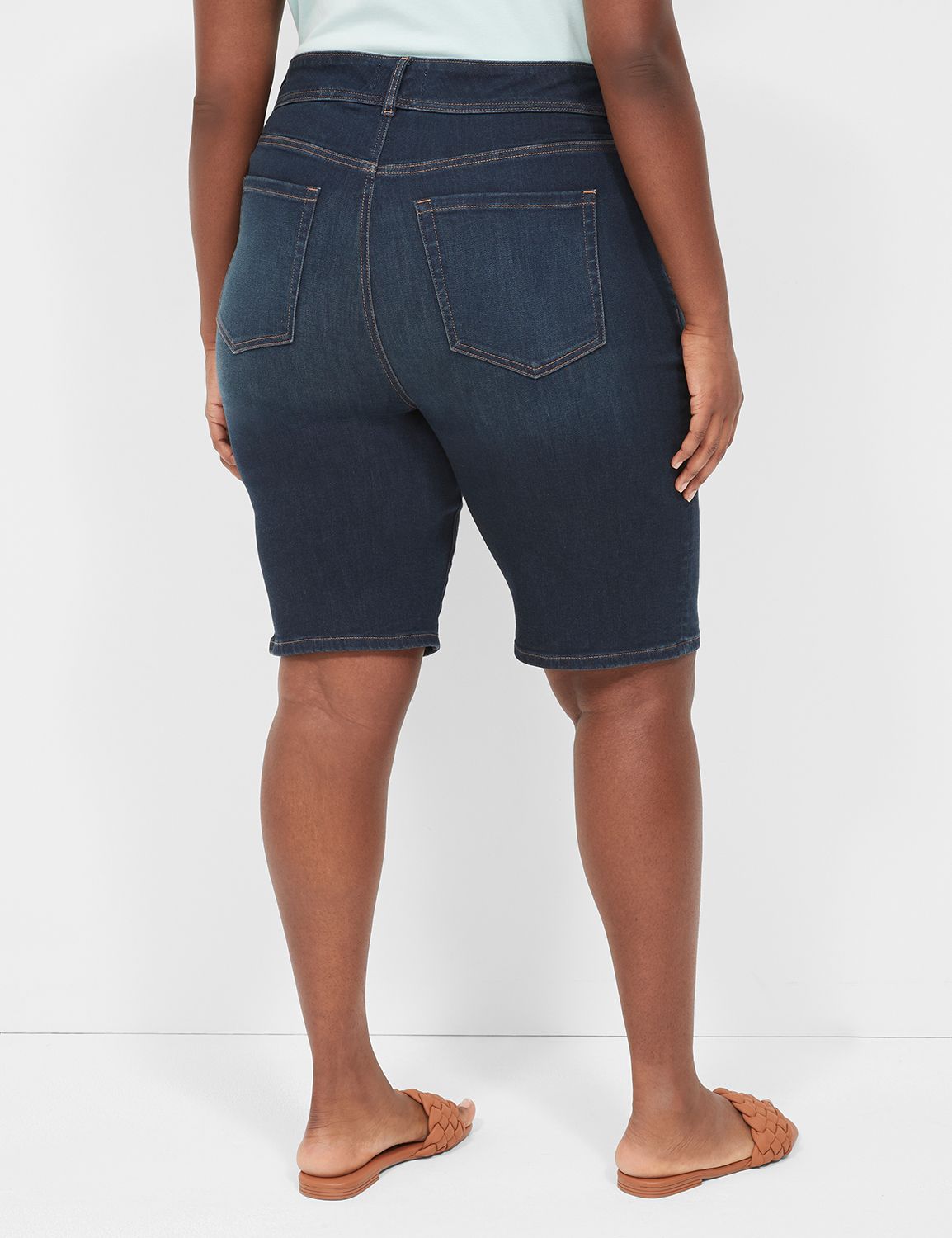 Lane bryant sales jean shorts