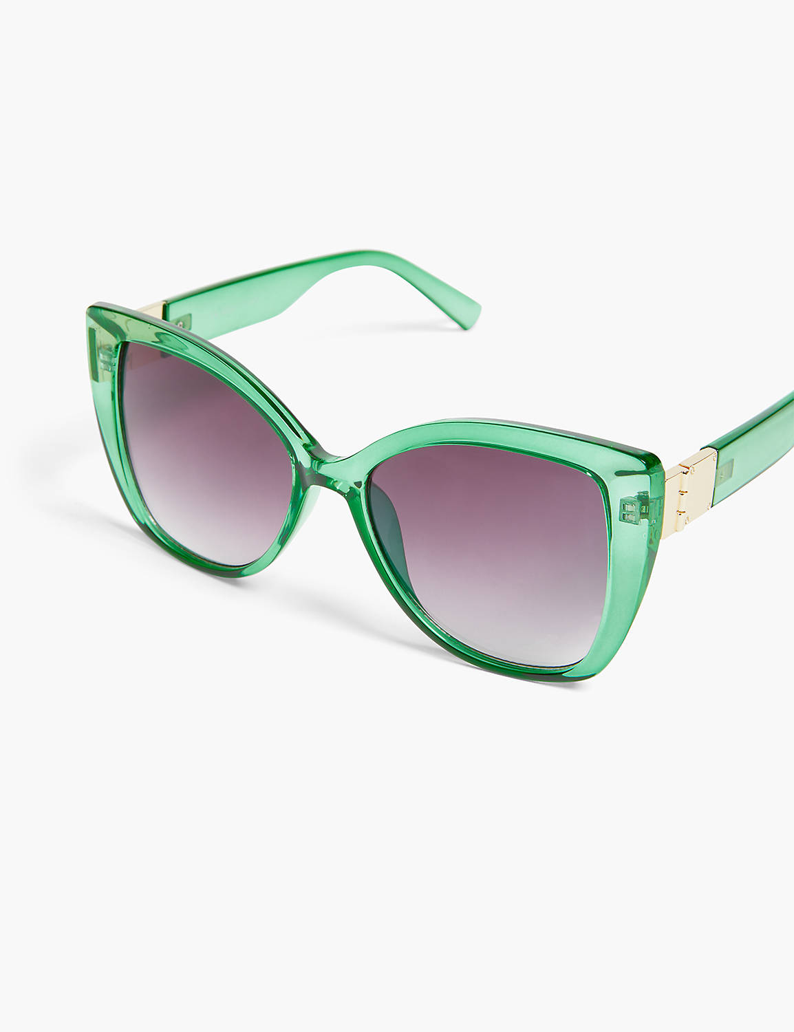 Irish Green Jelly Cat Eye Sunglasse Product Image 1