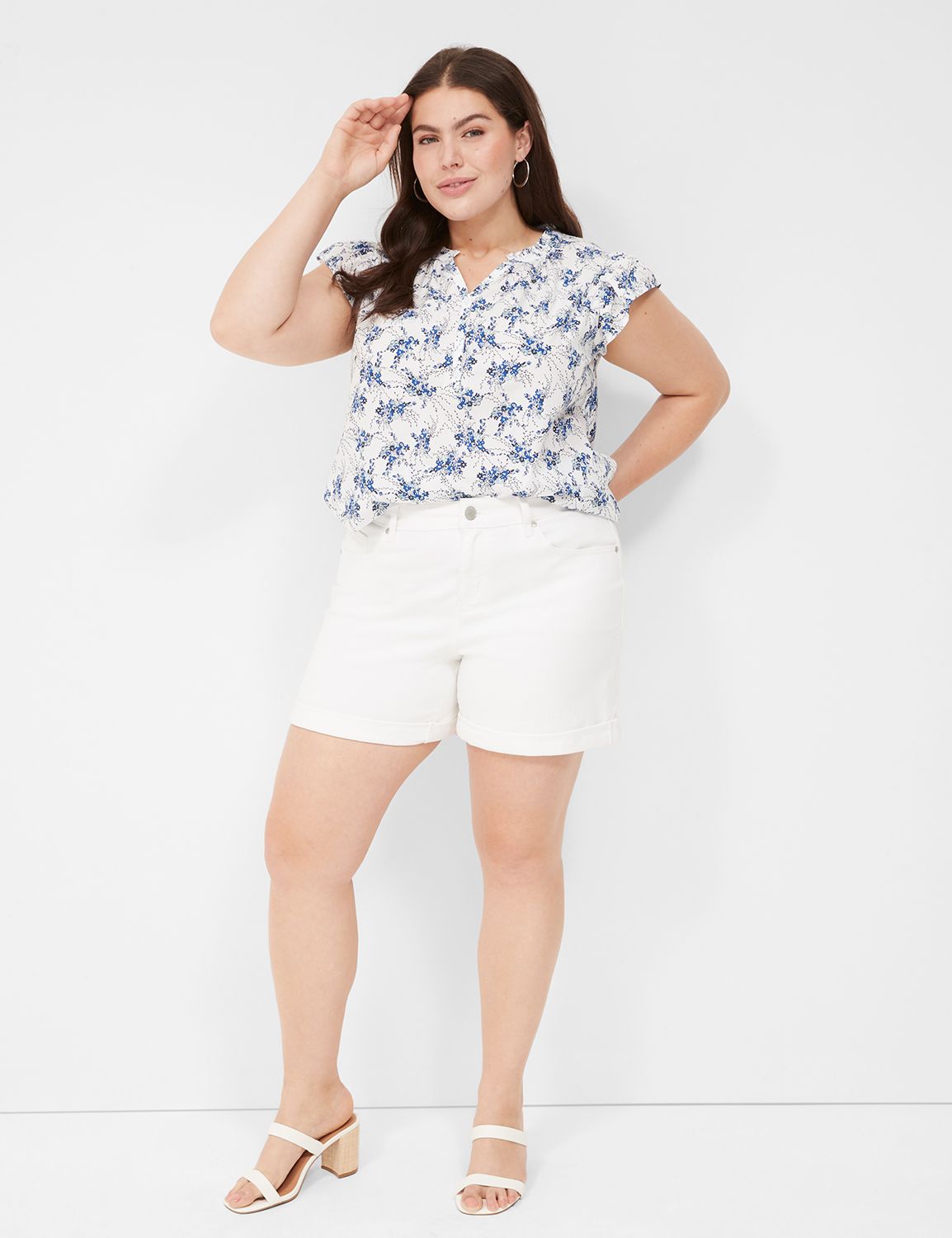 SIGNATURE FIT DENIM BOYFRIEND MIDI Product Image 3