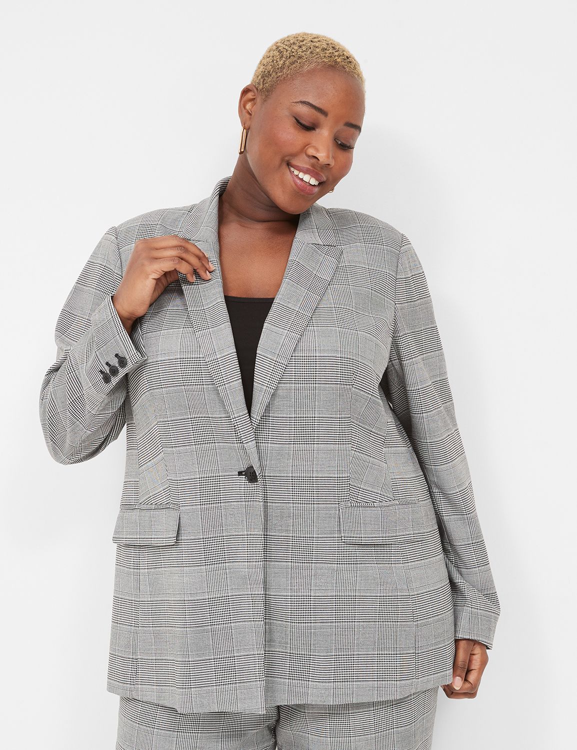 Perfect Drape One-Button Blazer