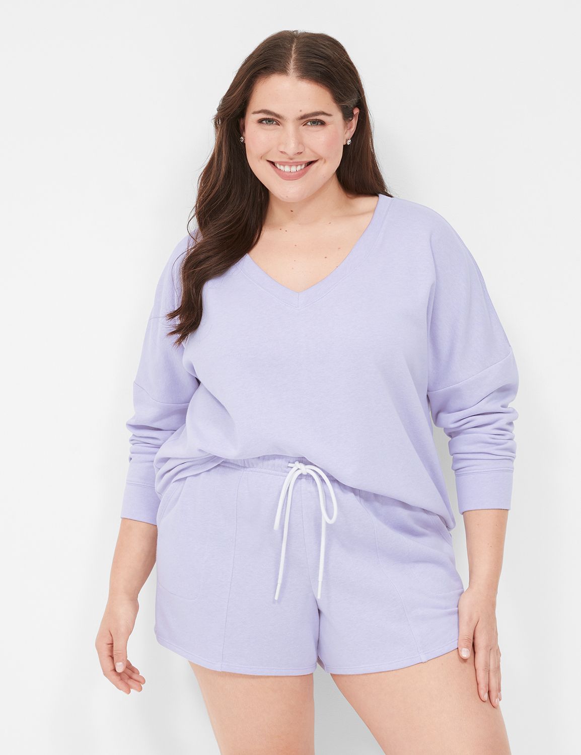 Terry Fleece Boyfriend Short 113867 Product Image 3