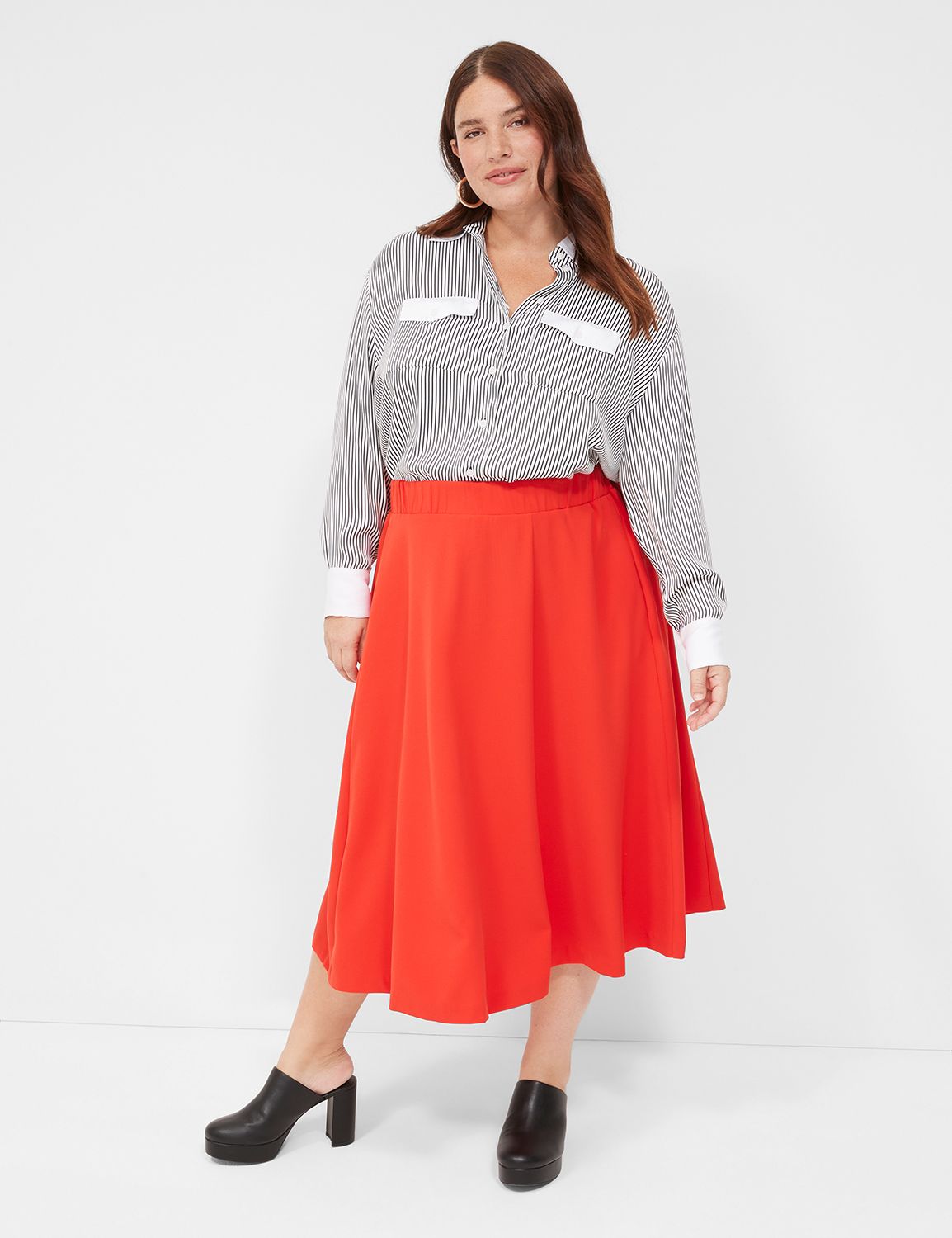 Plus size skirts lane bryant best sale