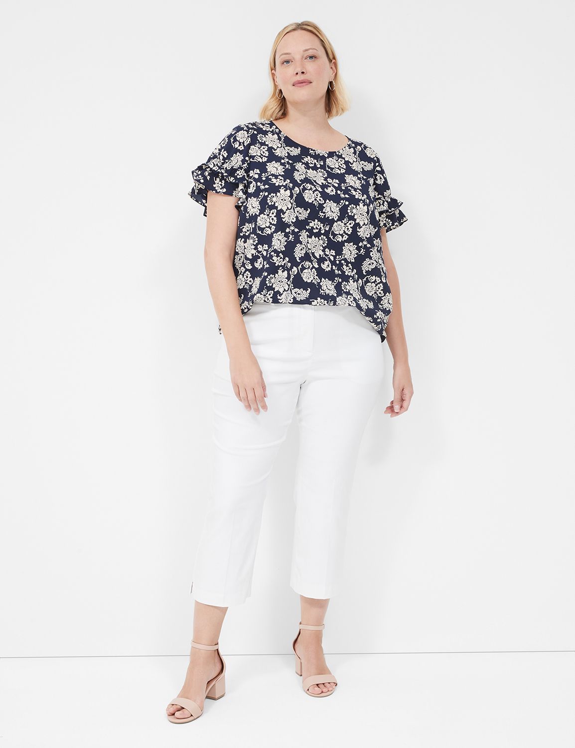 The 4-Season Slim Capri-Solid 11393 Product Image 3