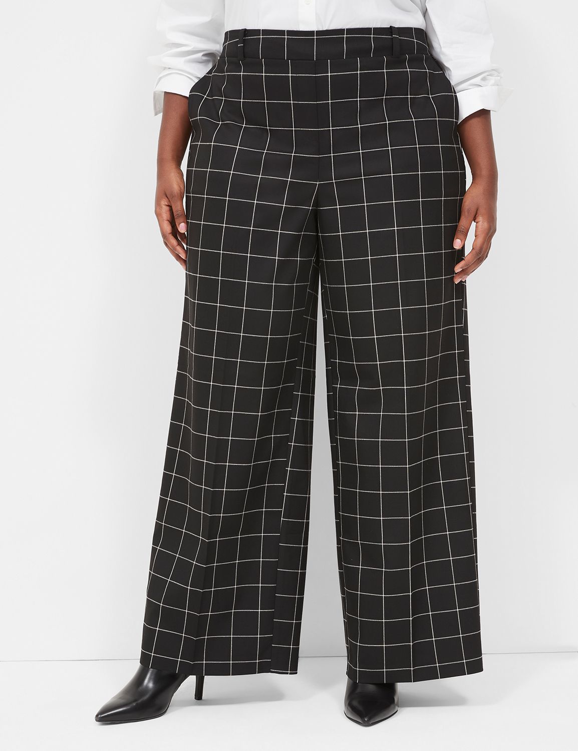 Pull On Wide Leg Pants - Plus Size