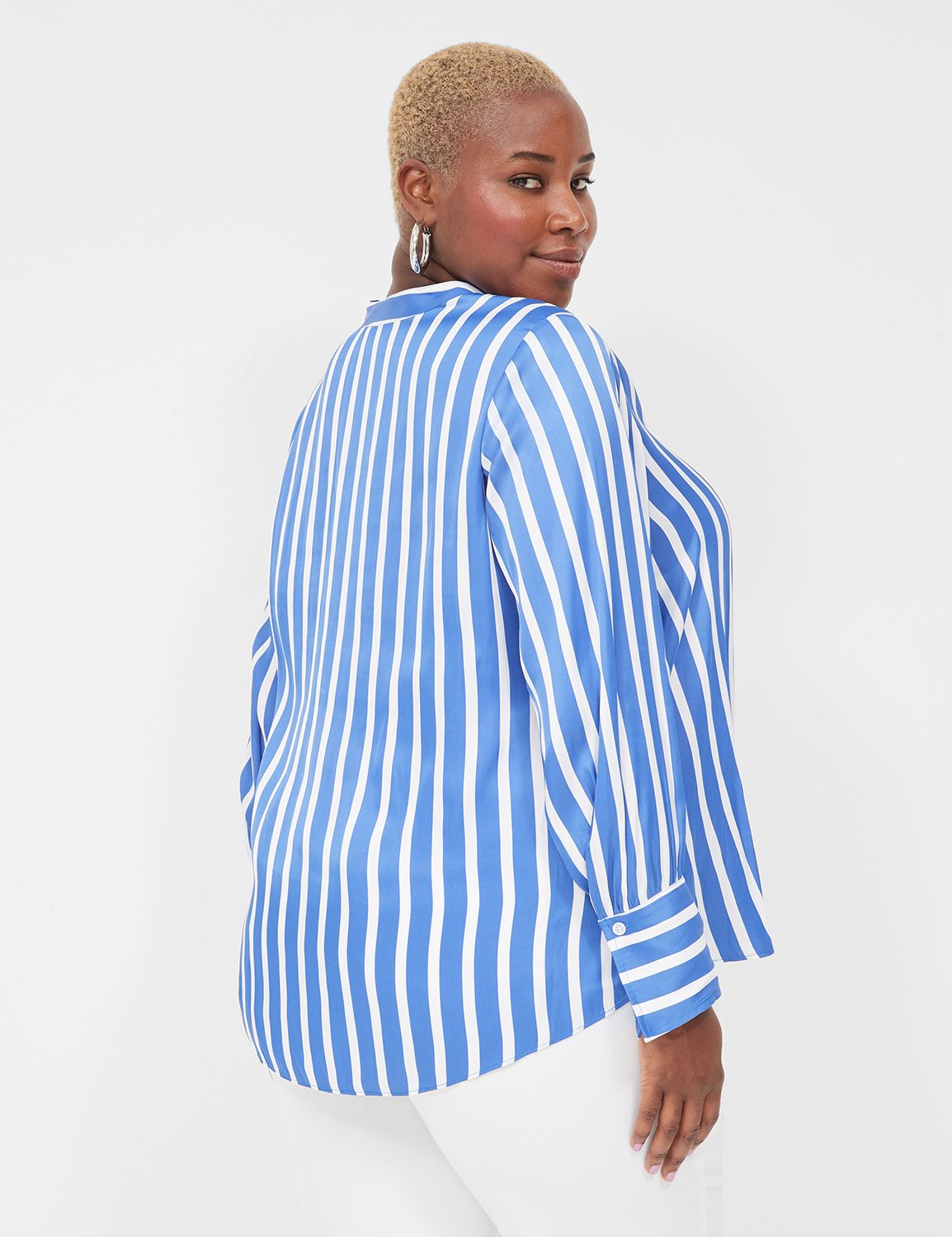Relaxed LS Collar Blouse 1139021 Product Image 2