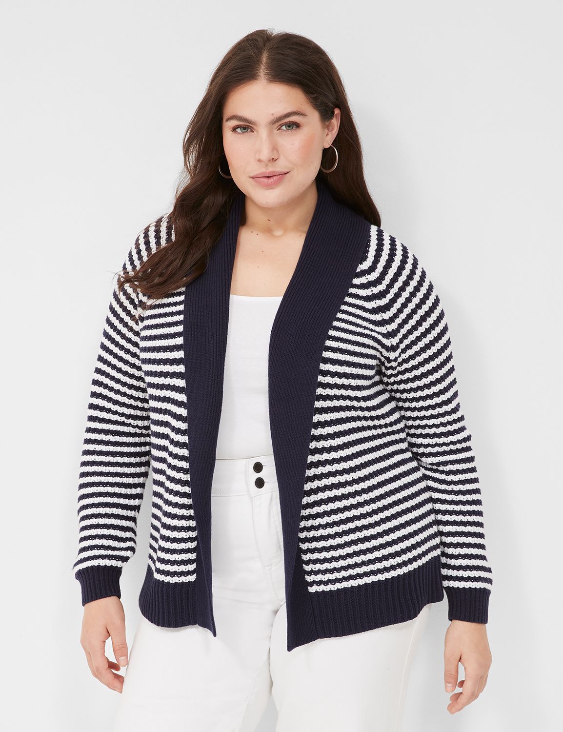 petite shawl collar cardigan