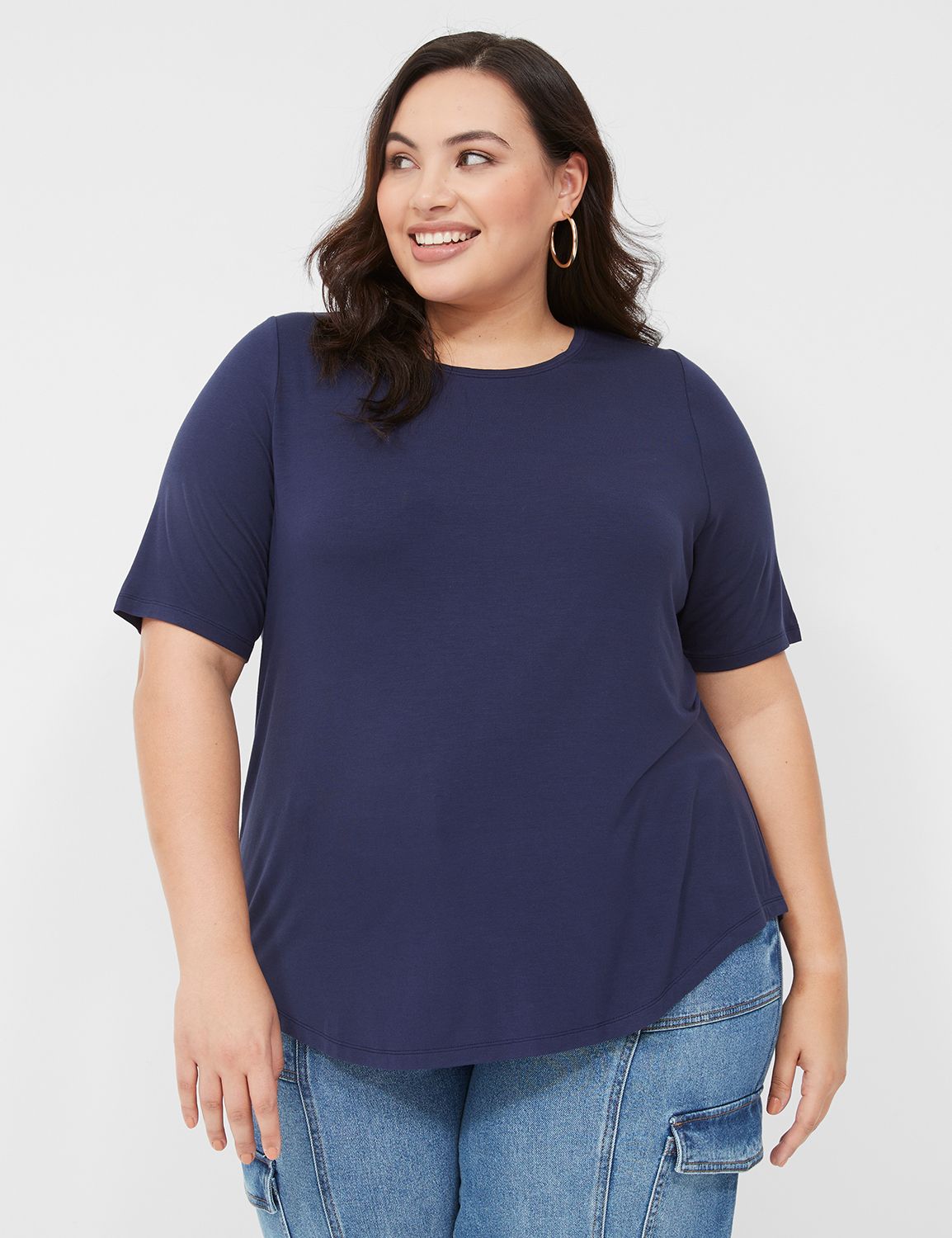 Classic Perfect Sleeve Crew Neck Cu Product Image 1
