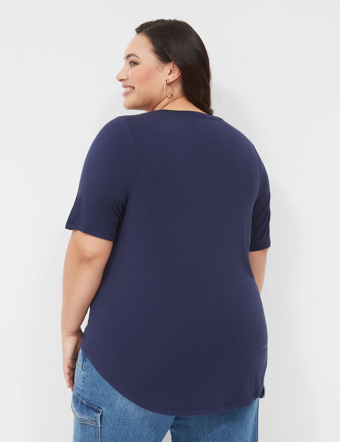 Classic Perfect Sleeve Crew Neck Cu Product Image 2