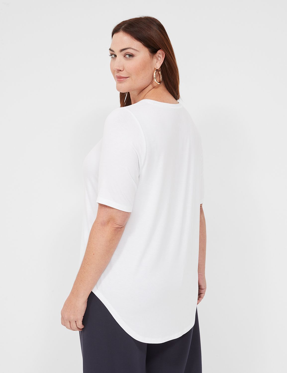 Perfect Sleeve - Plus Size Short Sleeve Tee Shirts | Lane Bryant