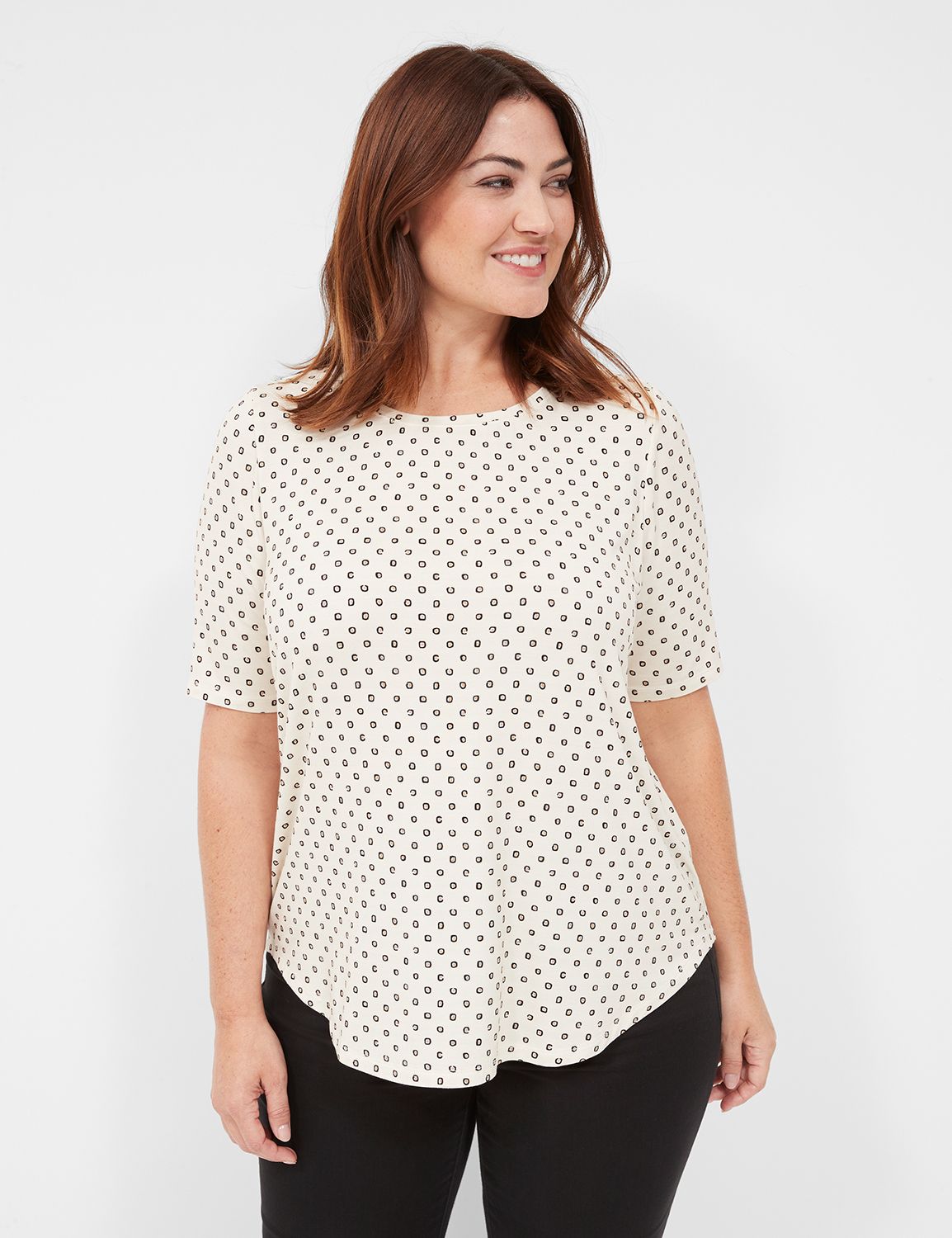 Perfect Sleeve - Plus Size Short Sleeve Tee Shirts | Lane Bryant