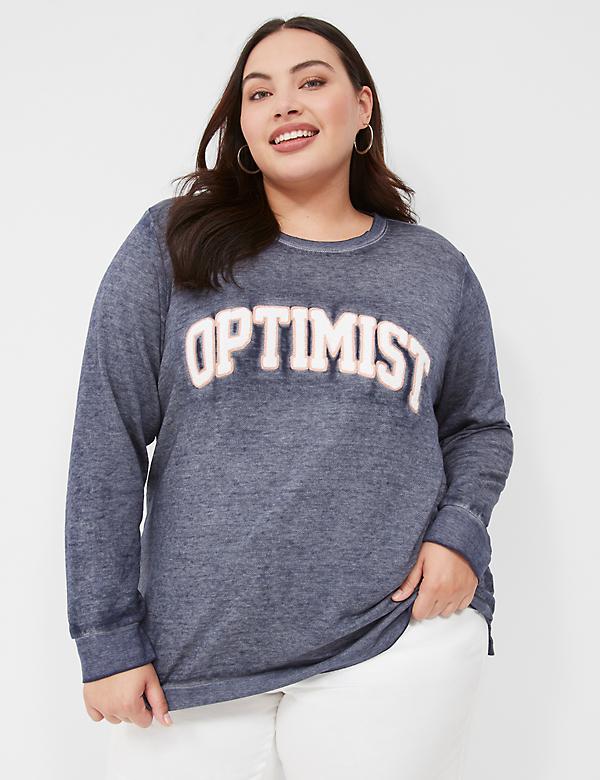 Optimist Graphic Sweatshirt