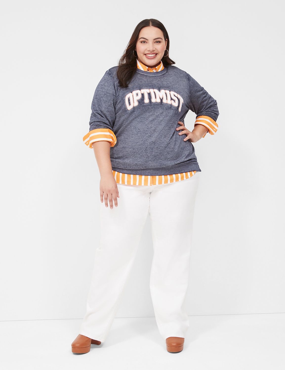 Optimist Graphic Sweatshirt