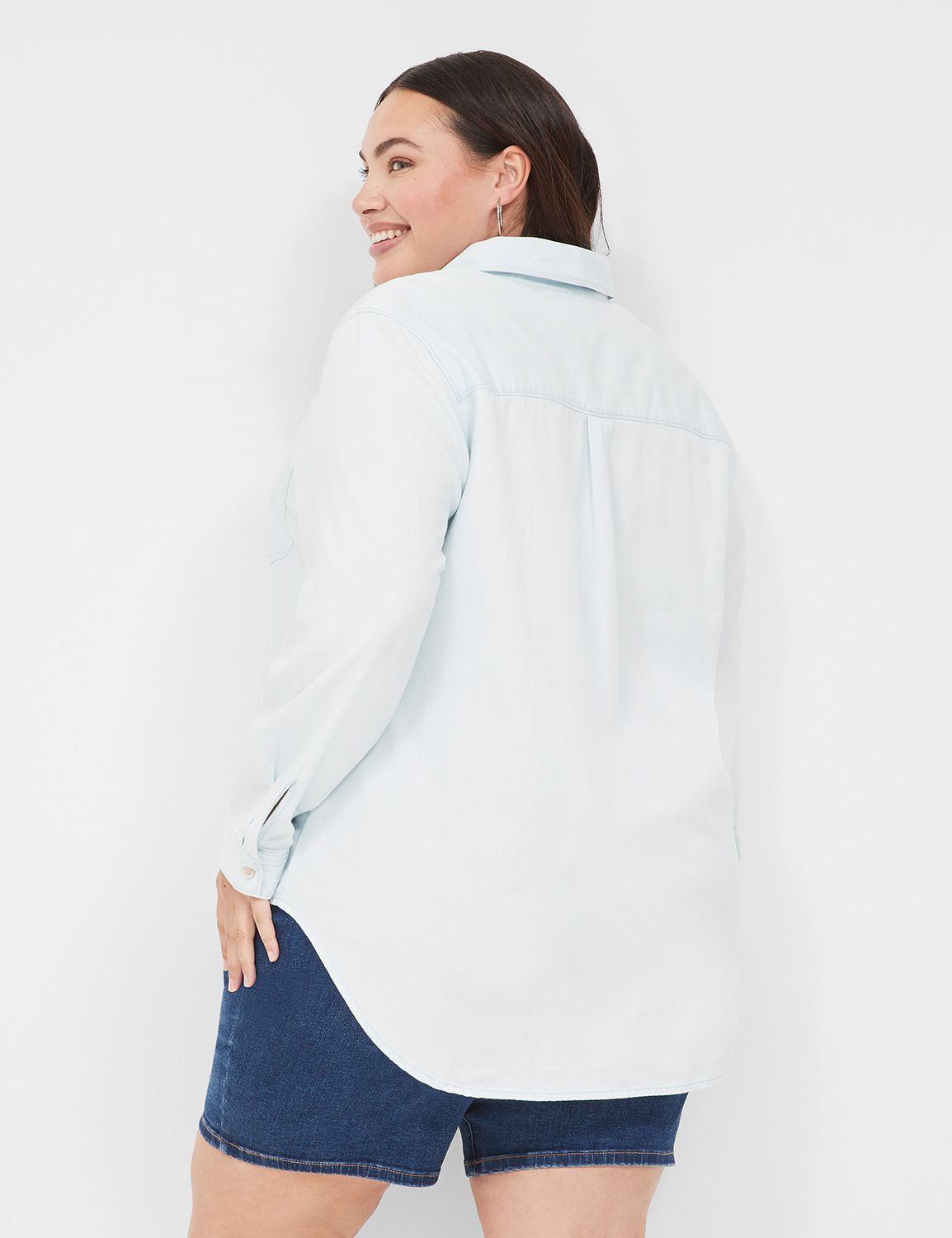 Leetonia Long Sleeve Boyfriend Shirt