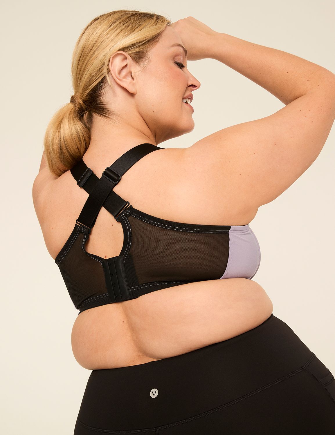 Lace Up Medium Impact NW Sports Bra Product Image 4