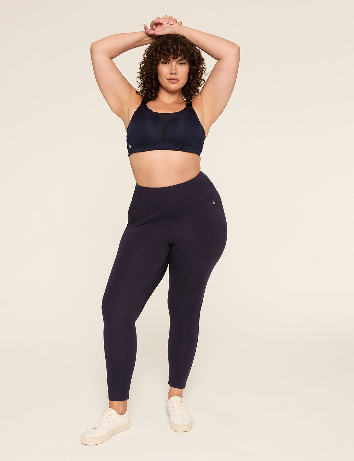 Lace Up Medium Impact NW Sports Bra Product Image 3