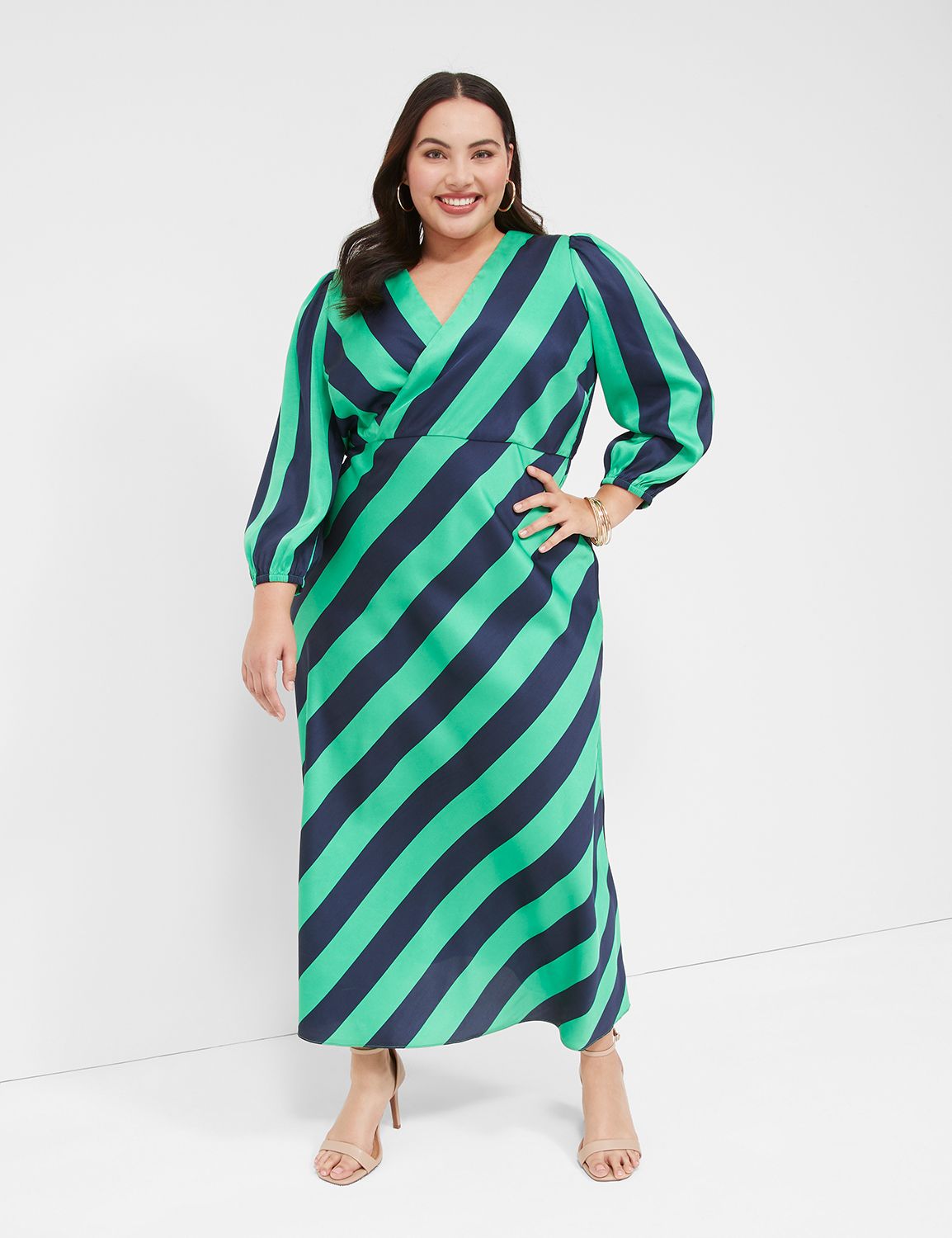 How to Layer Your Party Dresses: a plus size holiday outfit featuring a  colorful sequin dress from Lane Bryant styled with a long sleeved tee and  tights.