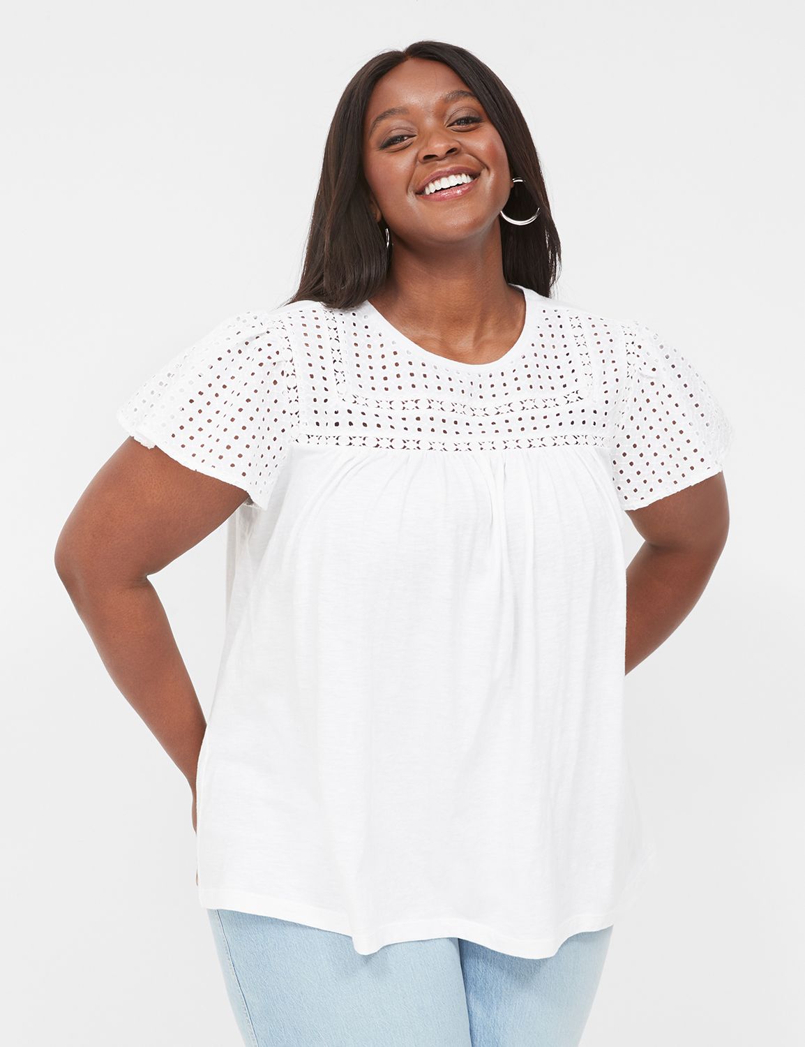 Moderate Swing Short Flutter Sleeve Product Image 1
