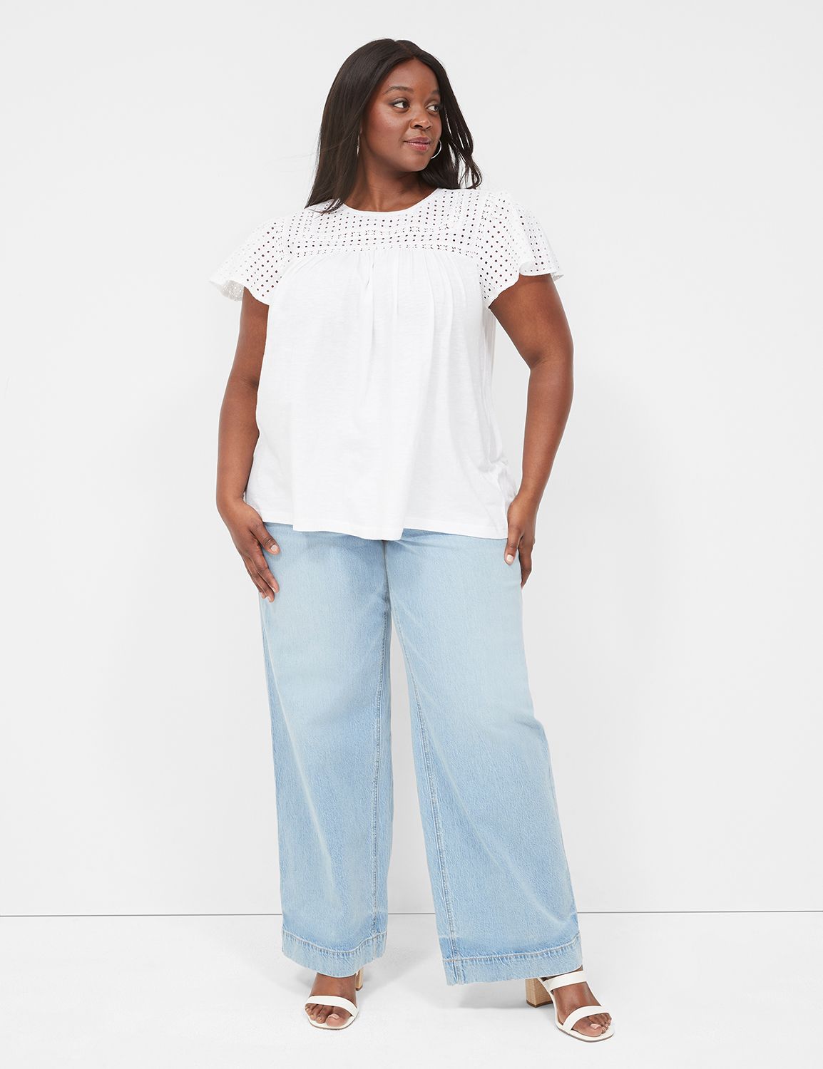 Moderate Swing Short Flutter Sleeve Product Image 3