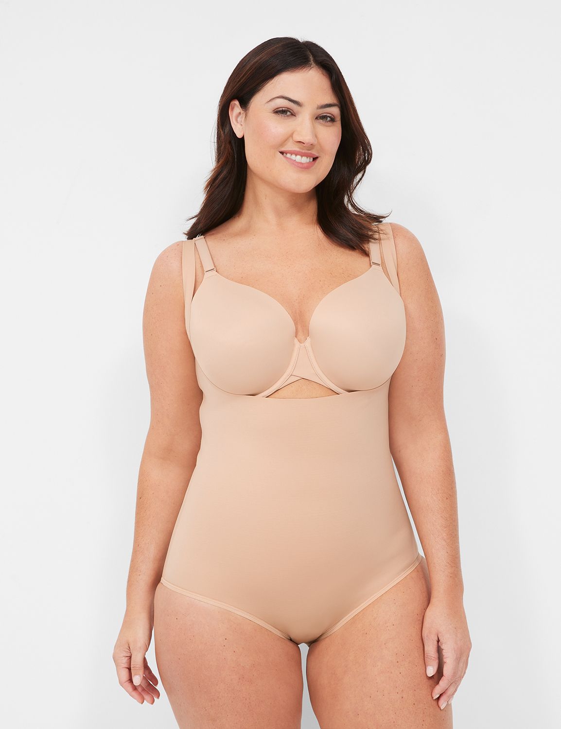 Level 2 Totally Smooth Open-Bust Bodysuit