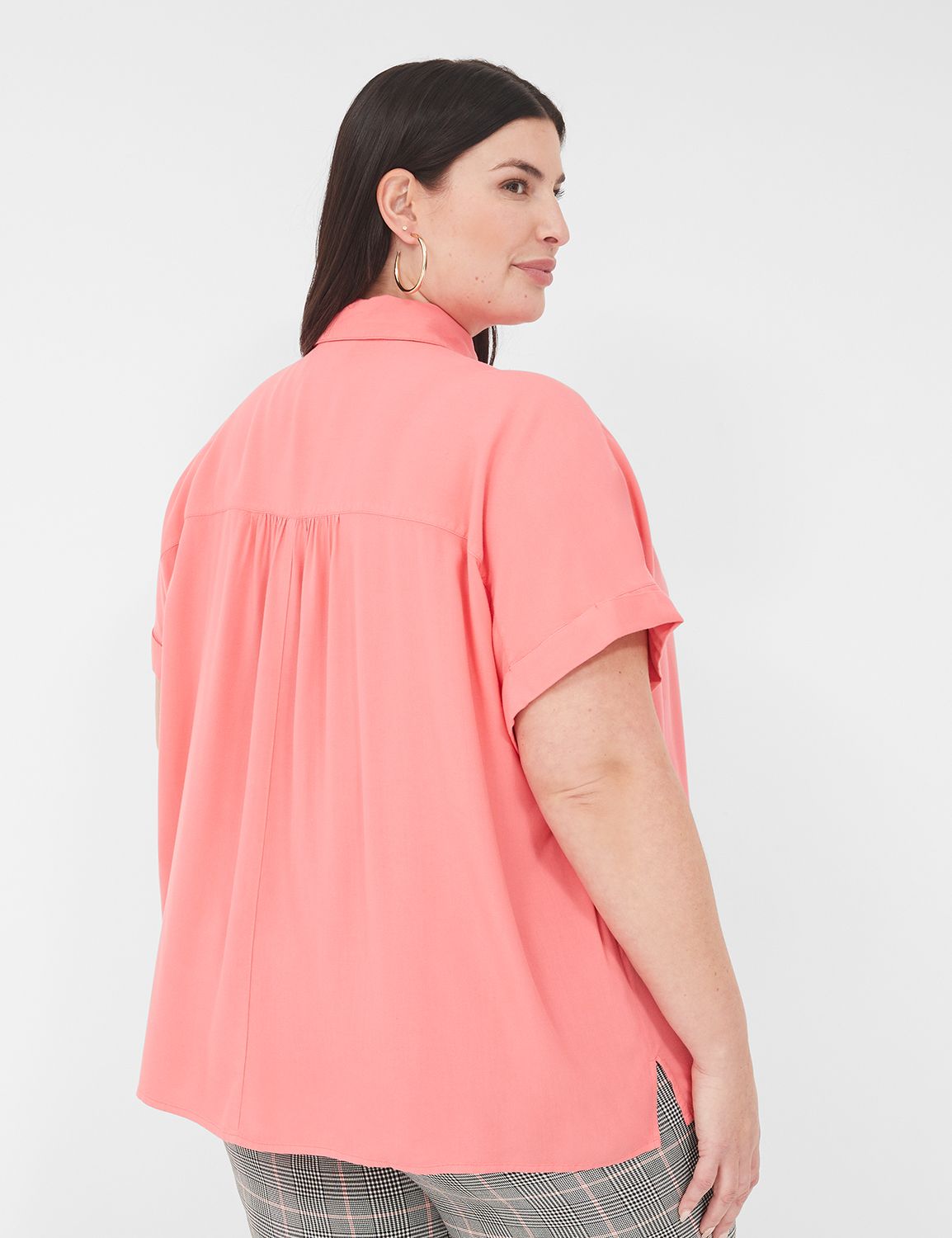 Button Front Elegant Button-Front Shirt – Lightweight Feel & Flattering Silhouette main image 1