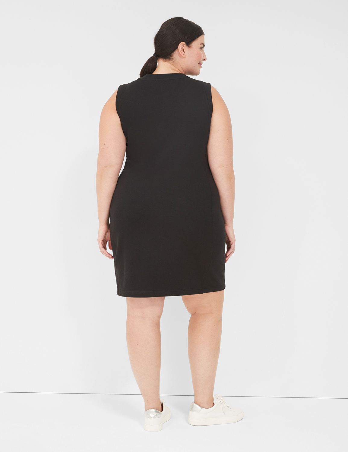 LIVI Sleeveless Crew Neckline Frenc Product Image 2