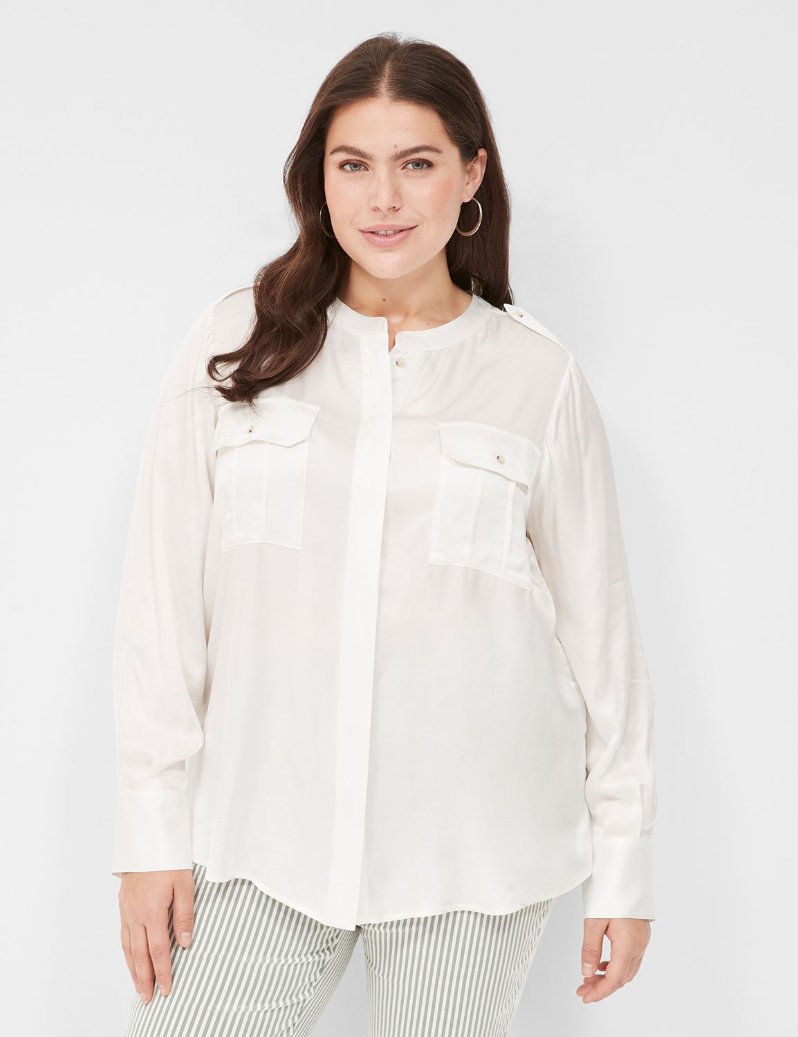 Ivory Plus Size Blouses Dressy Shirts Lane Bryant