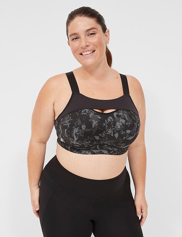 Livi Active Molded No Wire Sports Bra Black Plus Size 44D - $27 - From Anca