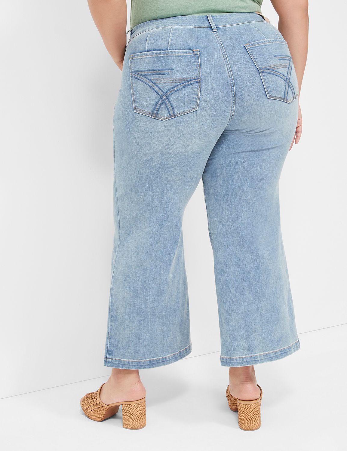 Seven7 Wide Leg Jean With Seam Detail, LaneBryant