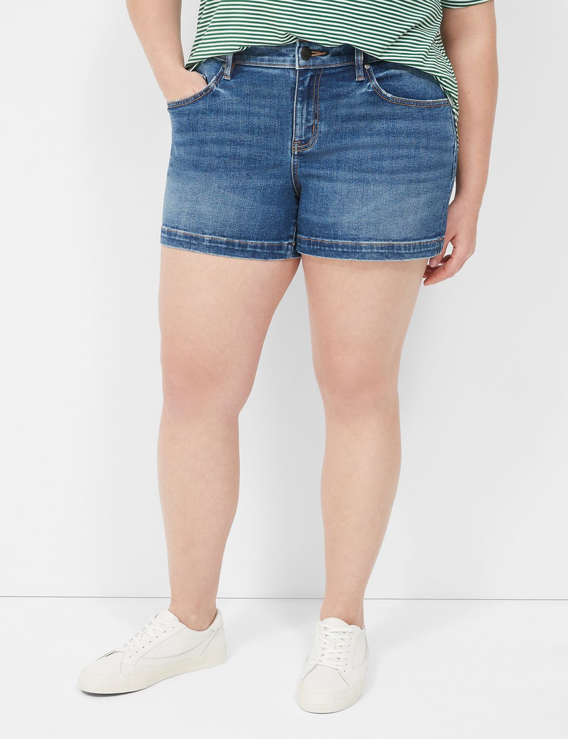 Lane bryant jean store shorts