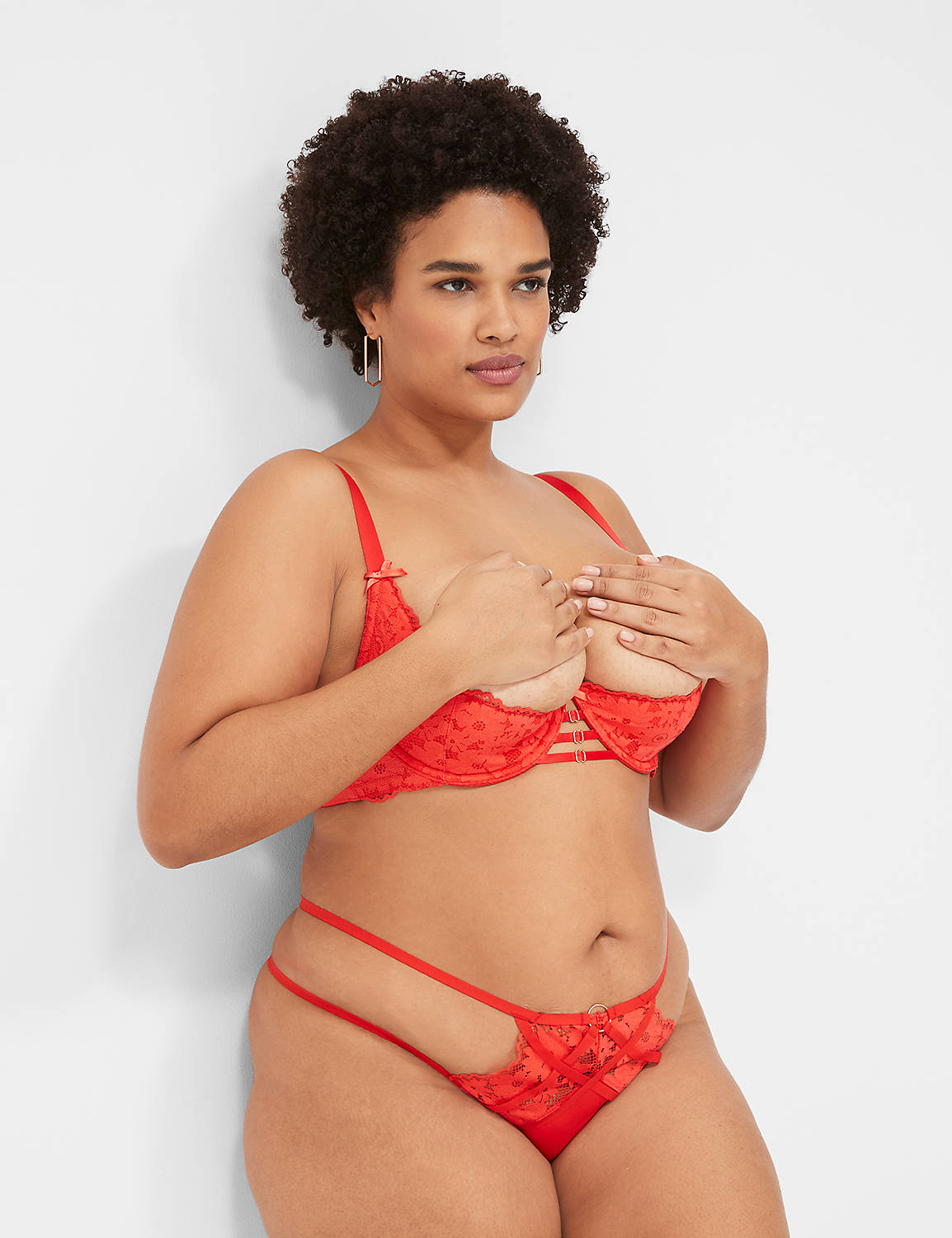 Strappy Lace Quarter Cup 1139817 Product Image 1
