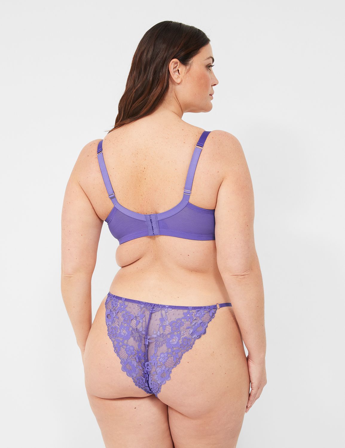 CACIQUE SERIOUSLY SEXY Strappy-Back Tanga Panty Soft Blush Plus