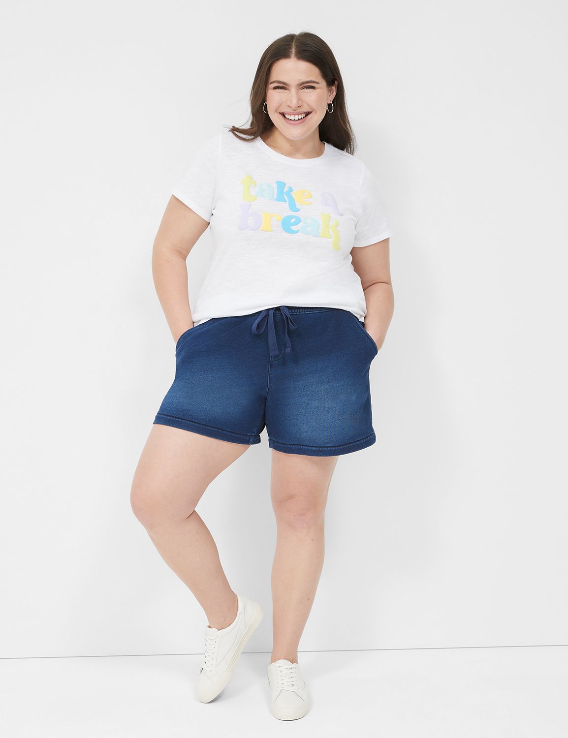 PULL ON RELAXED SHORT- KNIT 1139181 Product Image 3