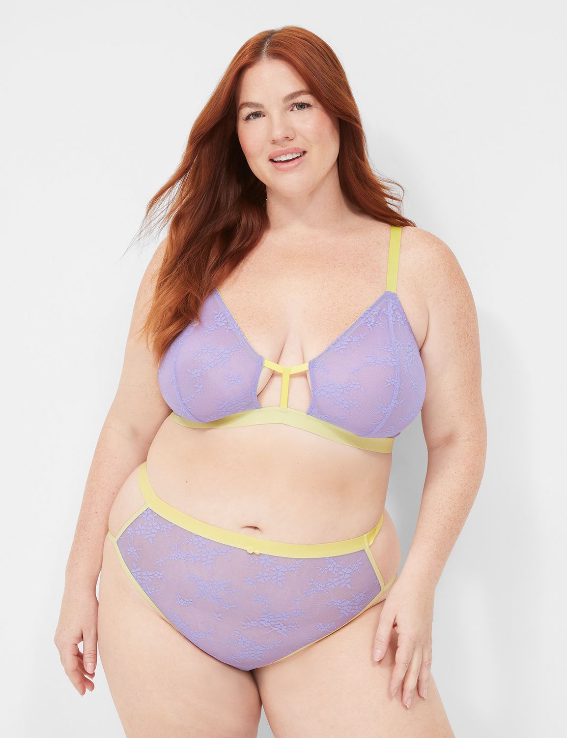 Delicate Lace Peek-A-Boo Triangle 1 Product Image 1