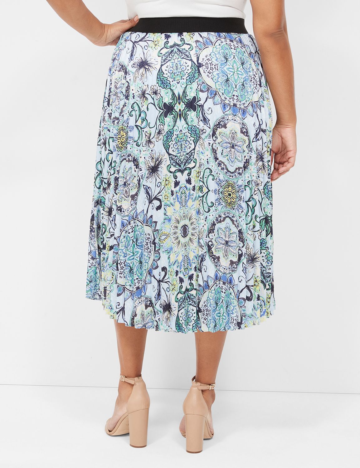 Jupe Forever 21 Fleurie – Taille S – Longueur Genou – Multicolore