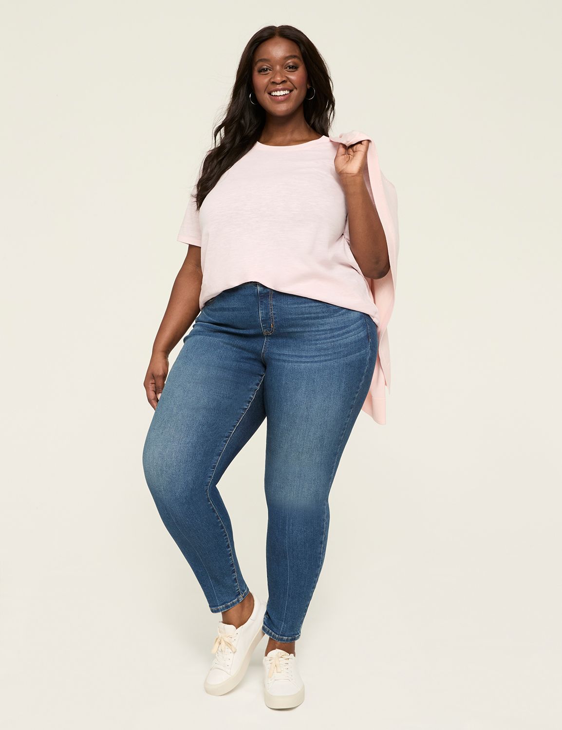 Casual Perfect Sleeve Crew Neck Tee Product Image 3