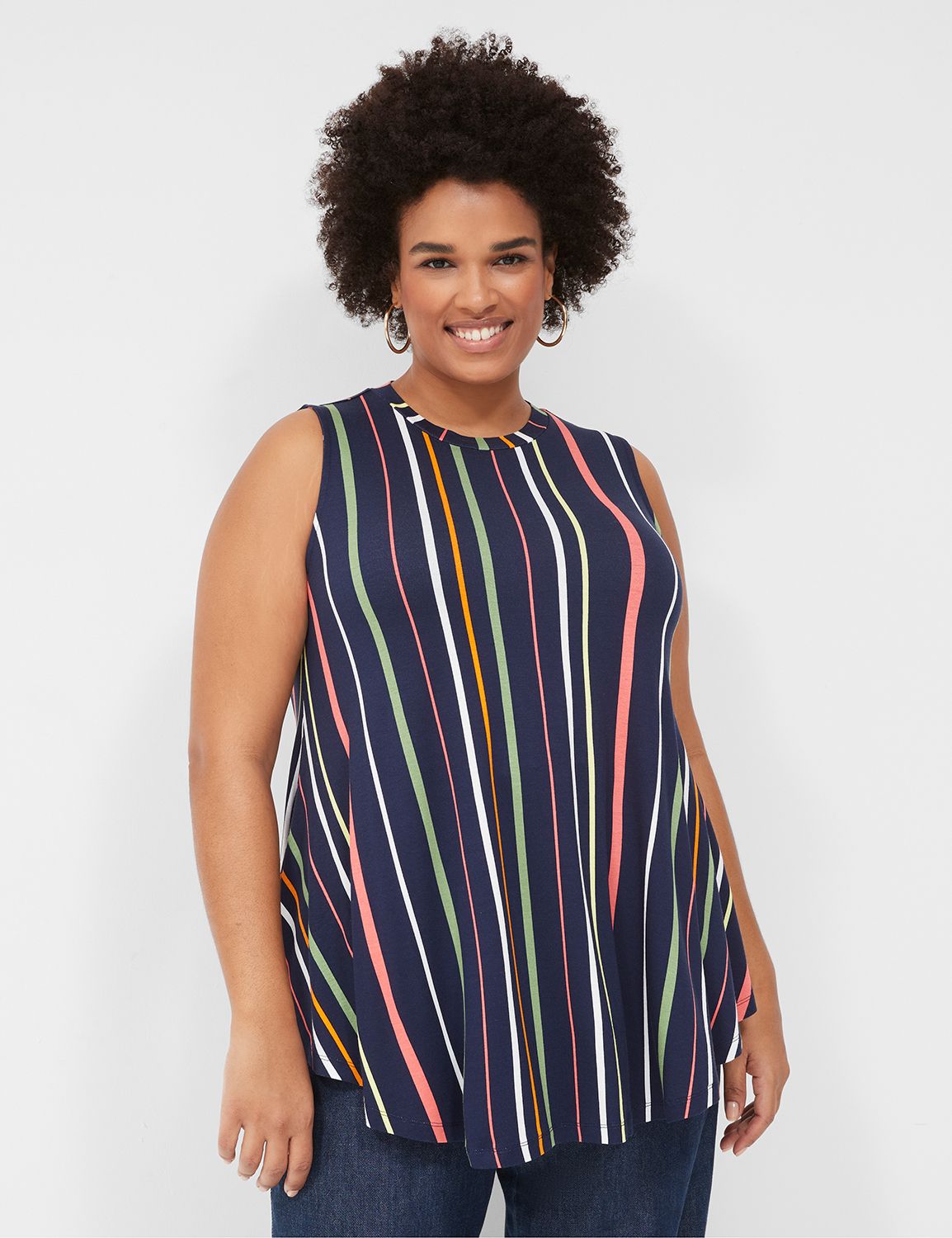 Max Swing Sleeveless High-Neck Tunic