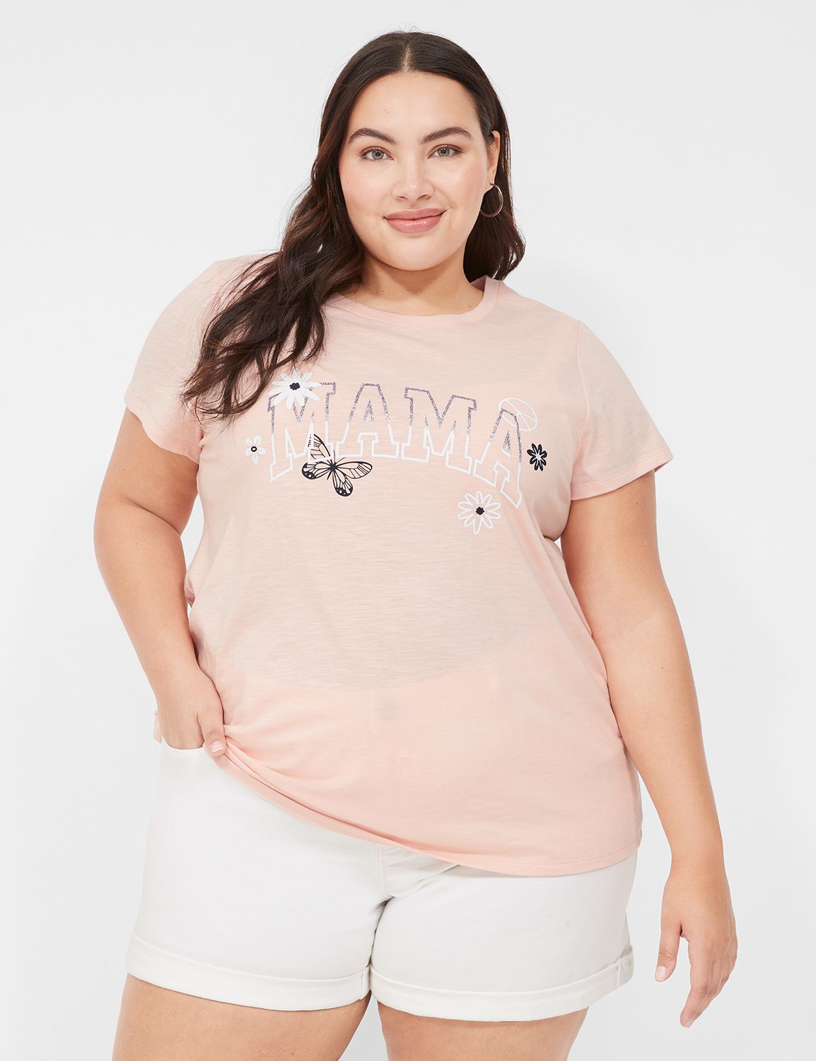 mamaページです！！ Mama Graphic Tee | LaneBryant