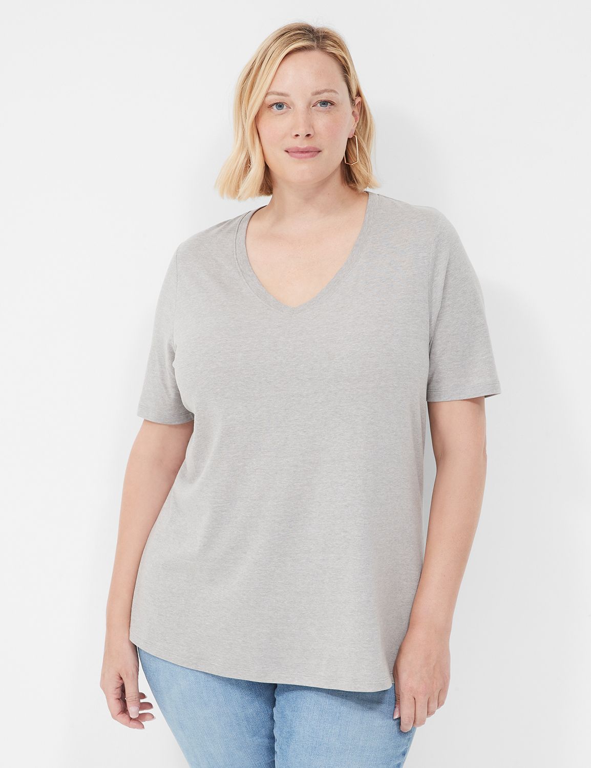 Perfect Sleeve V-Neck Tee