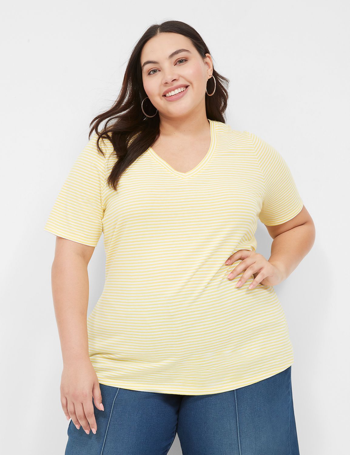 Blue & Yellow Oversize Top main image 1