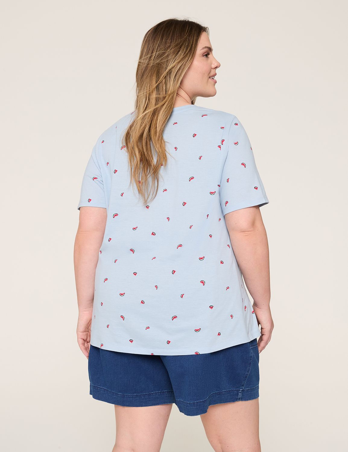 Perfect Sleeve V-Neck Tee