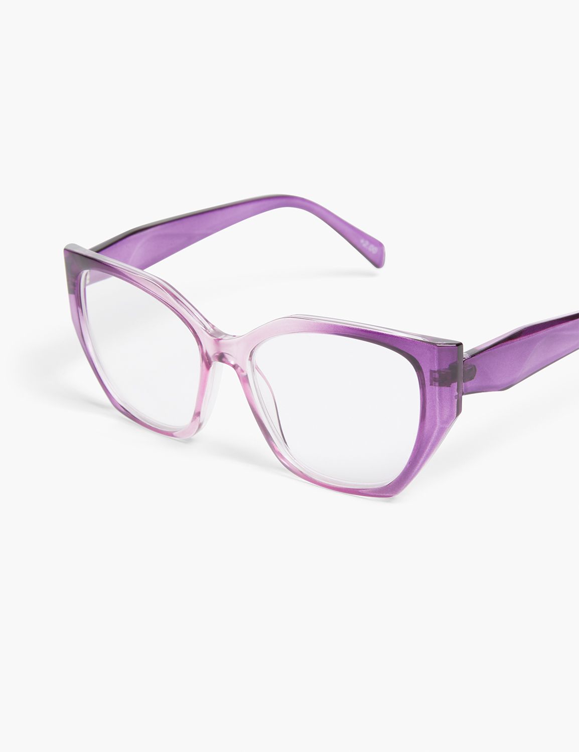 Purple cat cheap eye reading glasses